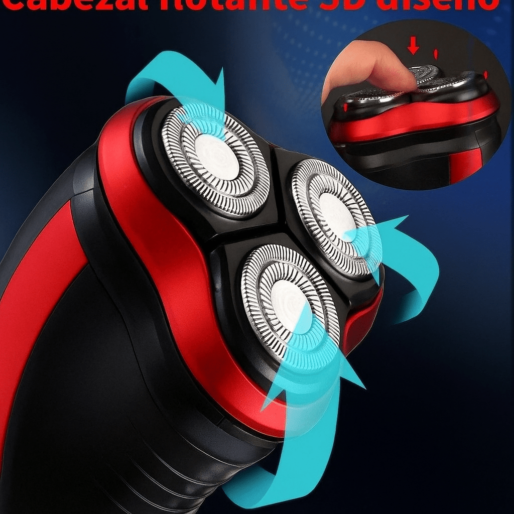 Afeitadora de Lámina 3D Recargable para Cabeza - VyFlair