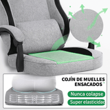 Silla de Juego Ergonómica con Reposapiés Ajustable - VyFlair