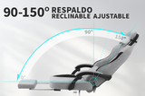 Silla de Juego Ergonómica con Reposapiés Ajustable - VyFlair