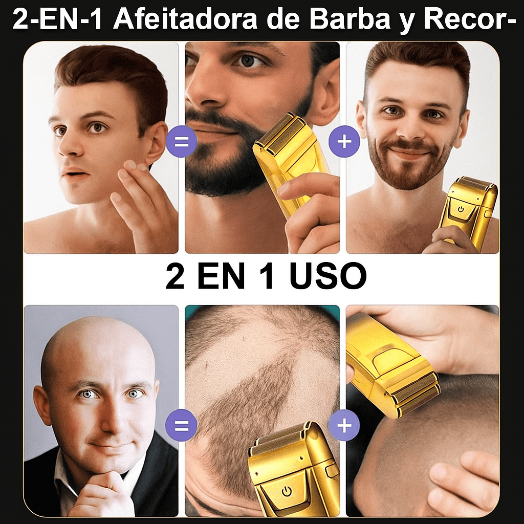 Afeitadora Eléctrica 4D para Cara y Cabeza - VyFlair