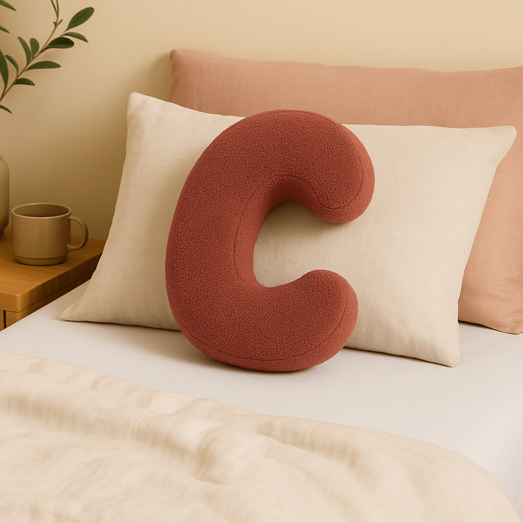 Cojín de Sofá Personalizado con Letras 3D - VyFlair