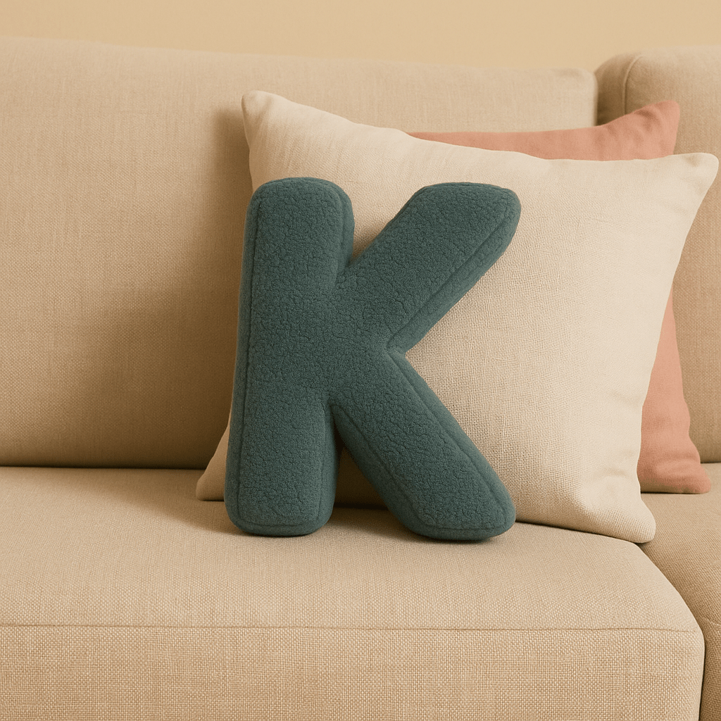 Cojín de Sofá Personalizado con Letras 3D - VyFlair