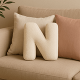 Cojín de Sofá Personalizado con Letras 3D - VyFlair