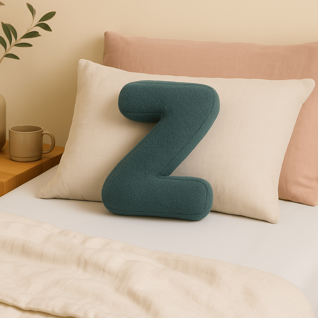 Cojín de Sofá Personalizado con Letras 3D - VyFlair