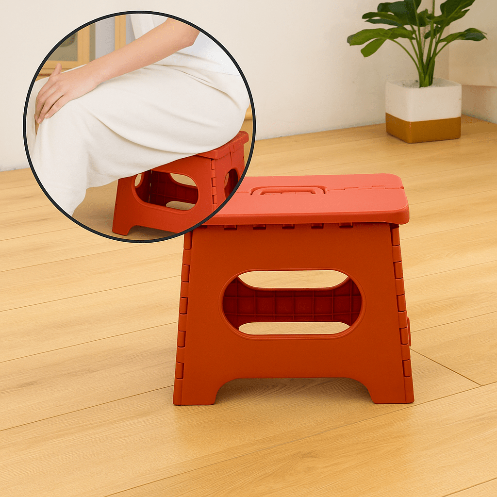 Stowella Taburete Plegable Portátil con Asa - VyFlair
