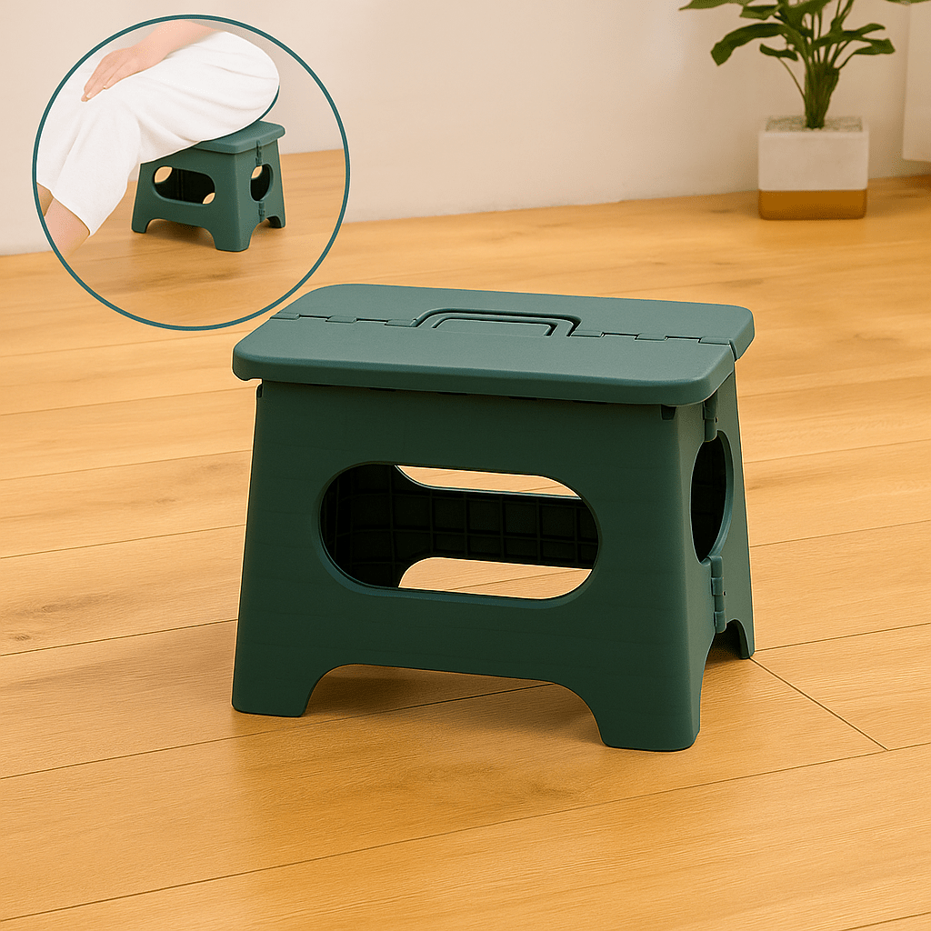 Stowella Taburete Plegable Portátil con Asa - VyFlair