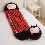Cojín de Abrazo Infantil con Saco de Dormir de Peluche - VyFlair