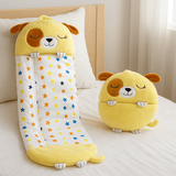 Cojín de Abrazo Infantil con Saco de Dormir de Peluche - VyFlair