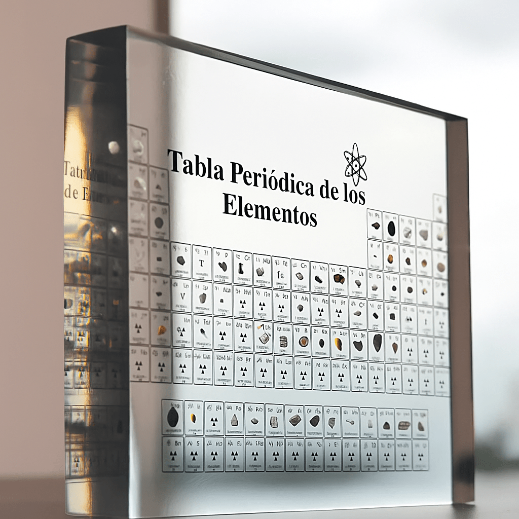 Pantalla Acrílica con Luz y Tabla Periódica - VyFlair