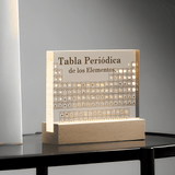 Pantalla Acrílica con Luz y Tabla Periódica - VyFlair