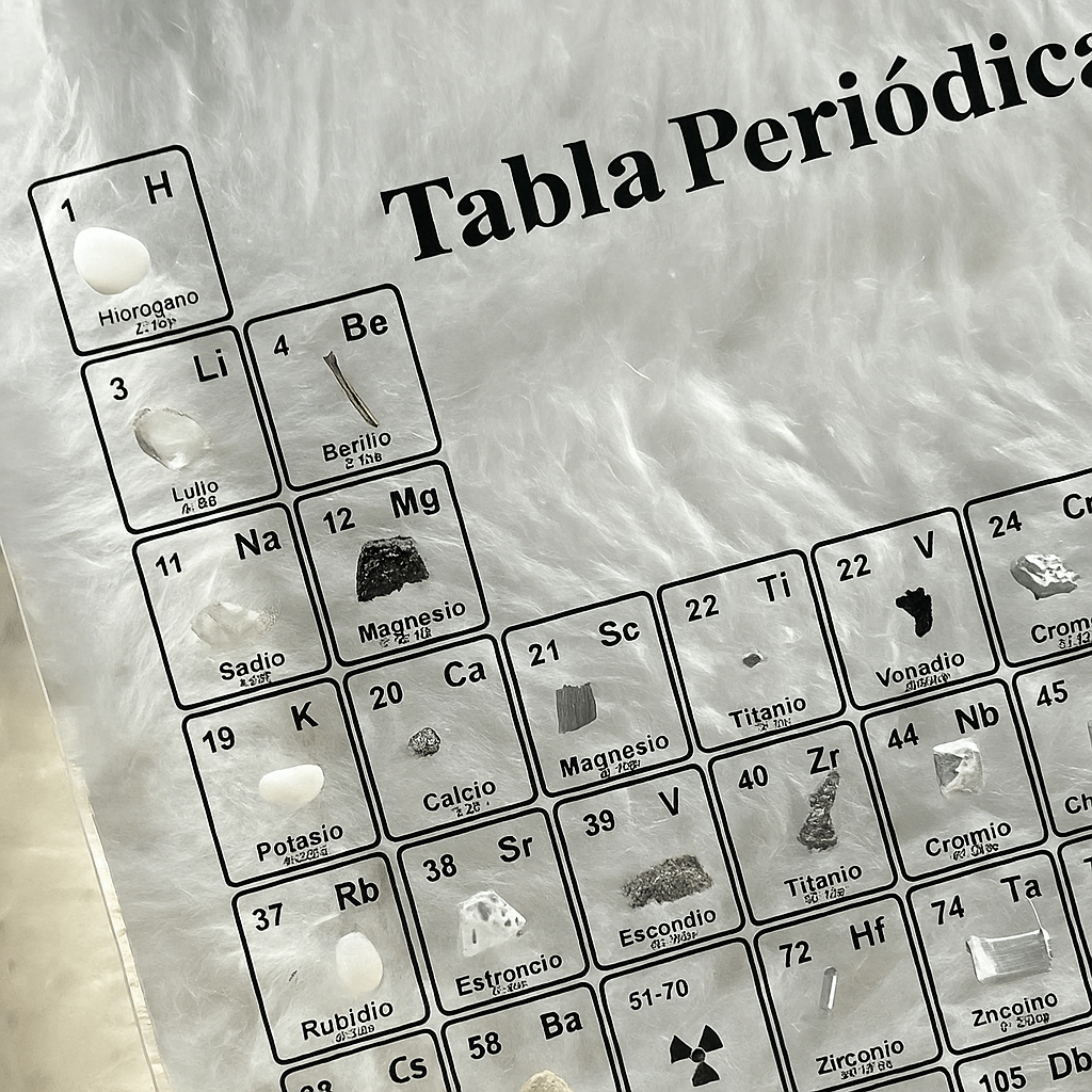 Pantalla Acrílica con Luz y Tabla Periódica - VyFlair