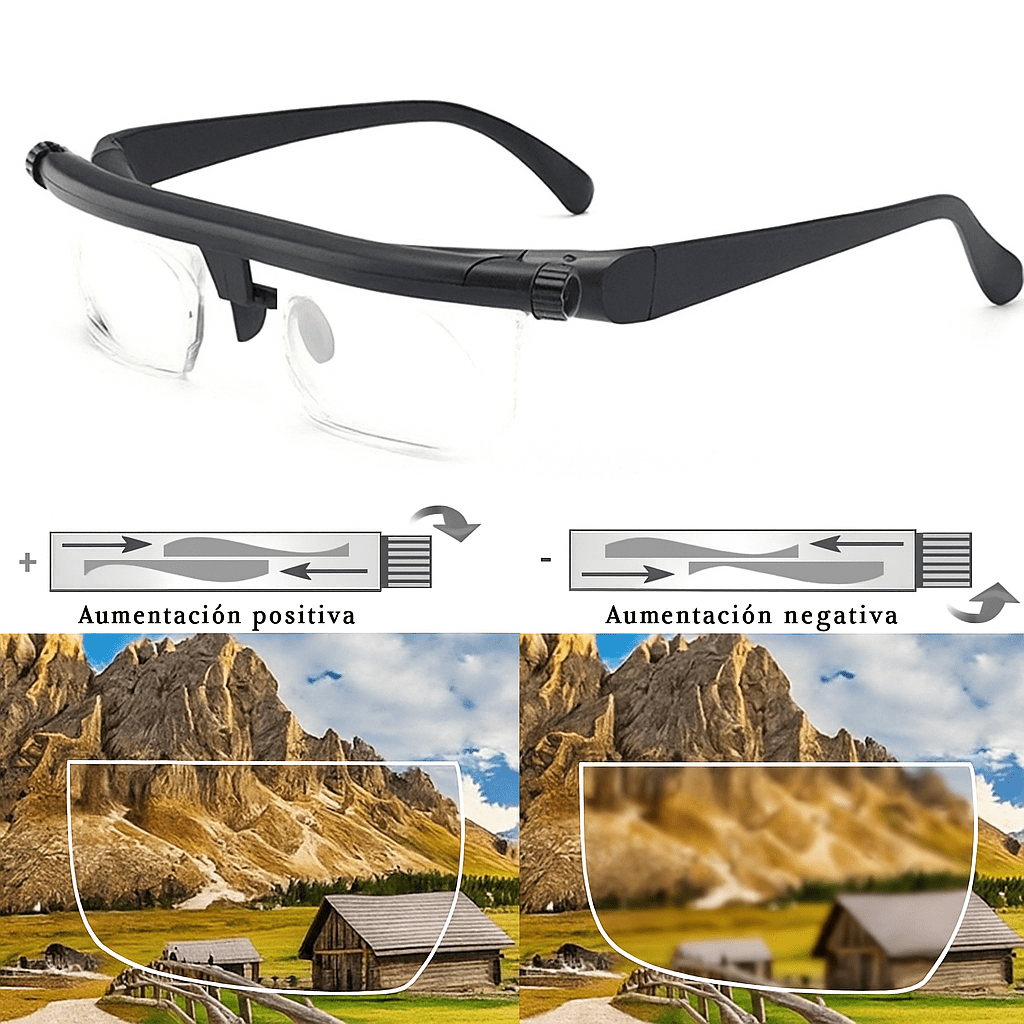 Gafas de Lectura con Enfoque Ajustable y Visión Clara