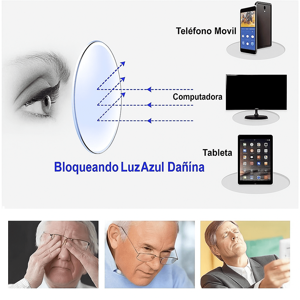 Gafas de Lectura con Enfoque Ajustable y Visión Clara