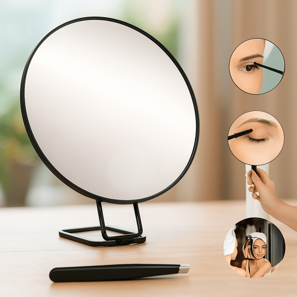 Espejo de Maquillaje con Aumento 30x y Soporte Ajustable - VyFlair