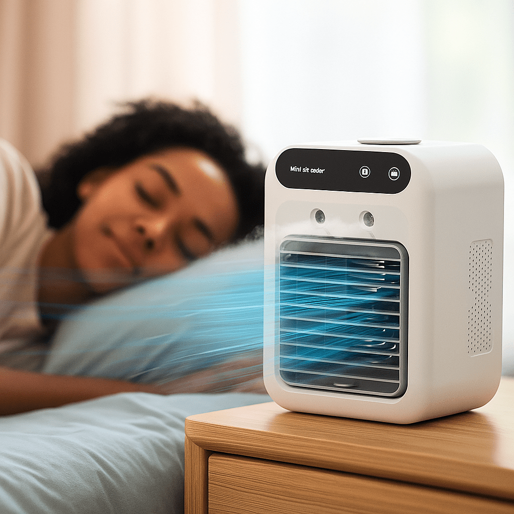 Ventilador Portátil Mini con Enfriamiento por Agua - VyFlair
