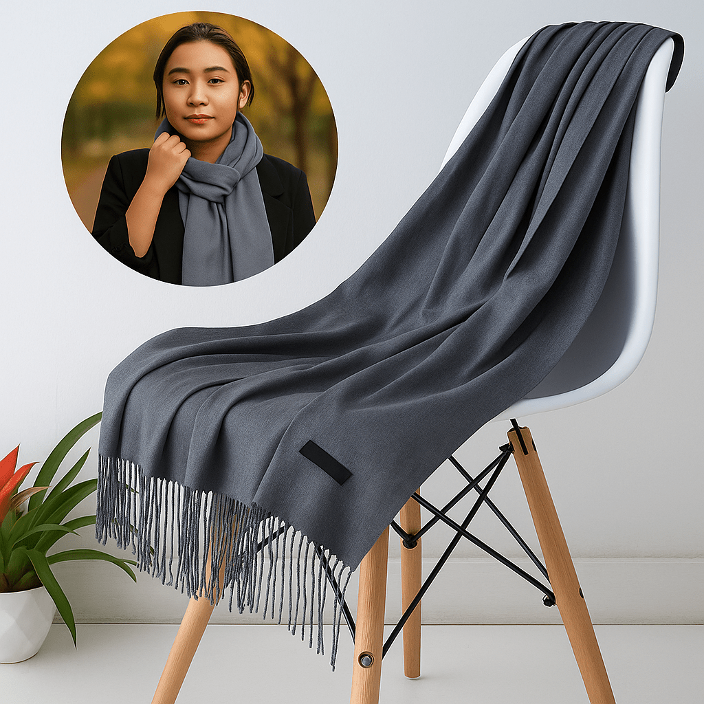 Bufanda de Cachemira Suave para Mujer Invierno - VyFlair