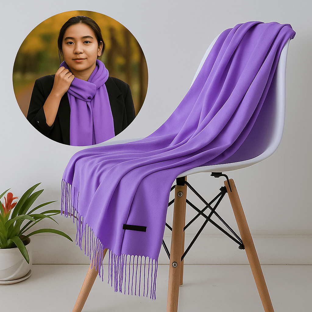 Bufanda de Cachemira Suave para Mujer Invierno - VyFlair