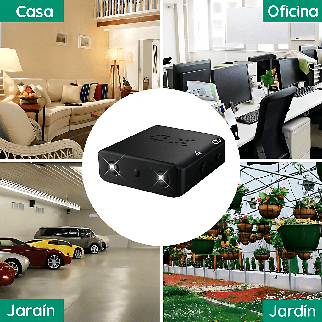 Mini Cámara de Seguridad HD Inalámbrica con Visión Nocturna - VyFlair