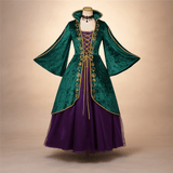 Vestido Halloween Terciopelo Manga Larga - Maxi - VyFlair