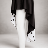 Vestido Halloween Mujer Dálmata Asimétrico con Capucha - VyFlair