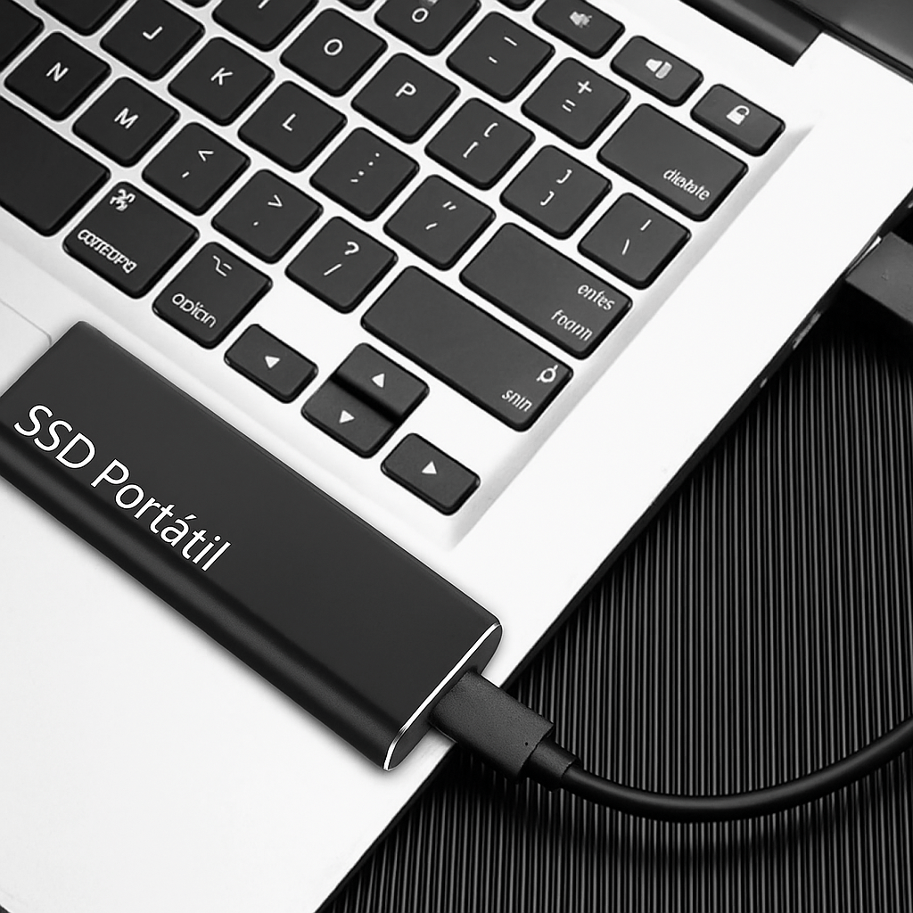 Disco Duro Externo 4TB Ultra Delgado USB - C - VyFlair