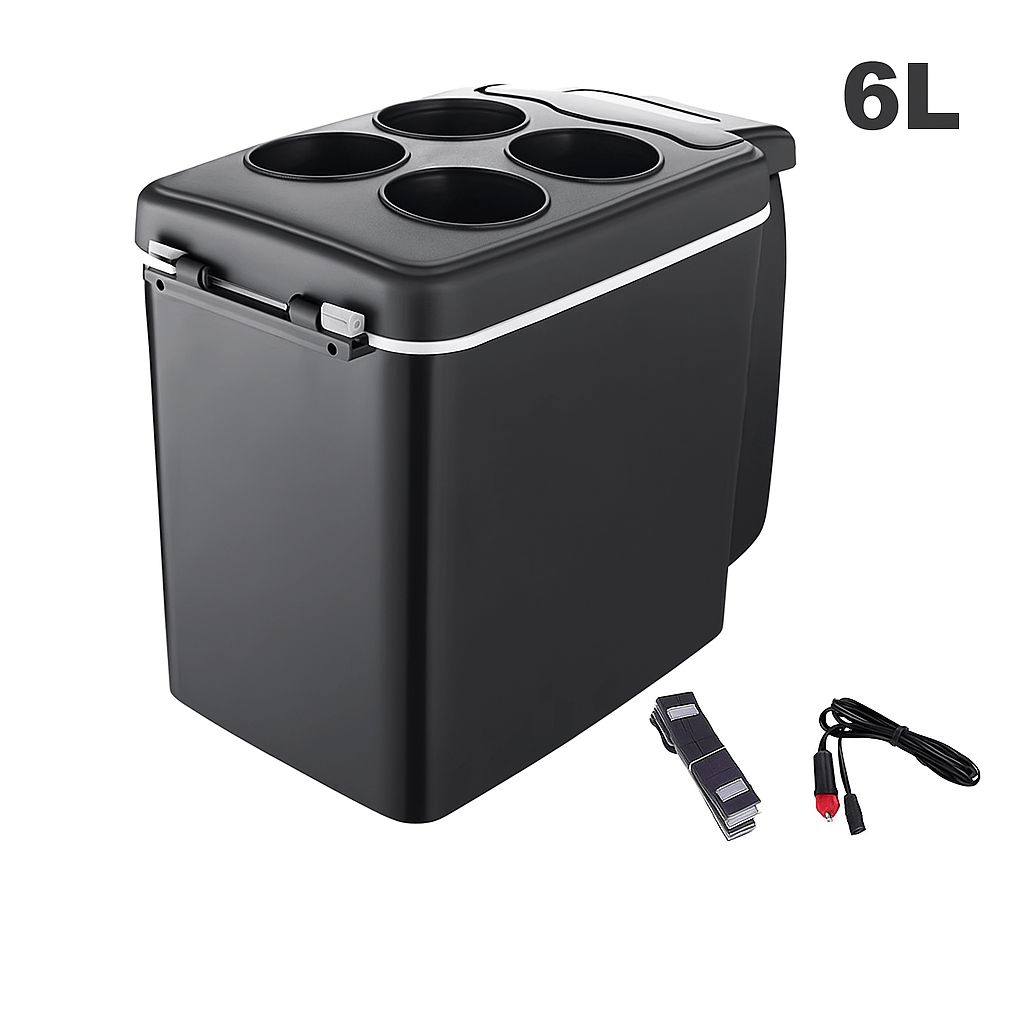 Mini Nevera Portátil 6L para Coche y Hogar - VyFlair