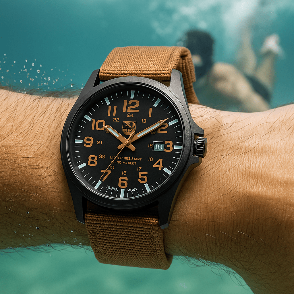Reloj Militar Hombre Resistente Impermeable 50M - VyFlair