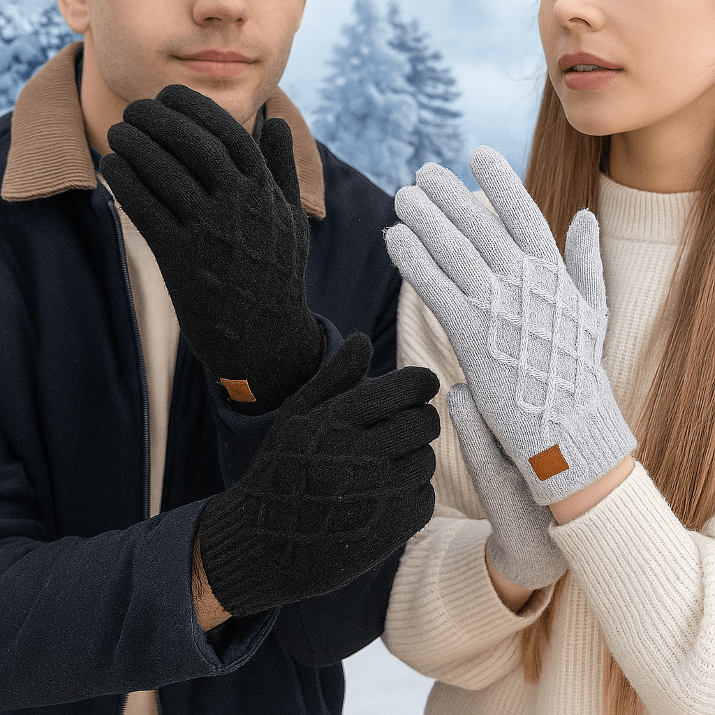 Guantes Táctiles de Invierno Cálidos – Lote de 2 Pares - VyFlair