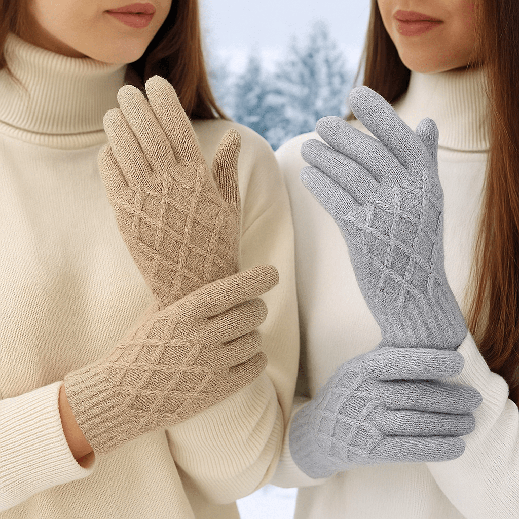 Guantes Táctiles de Invierno Cálidos – Lote de 2 Pares - VyFlair