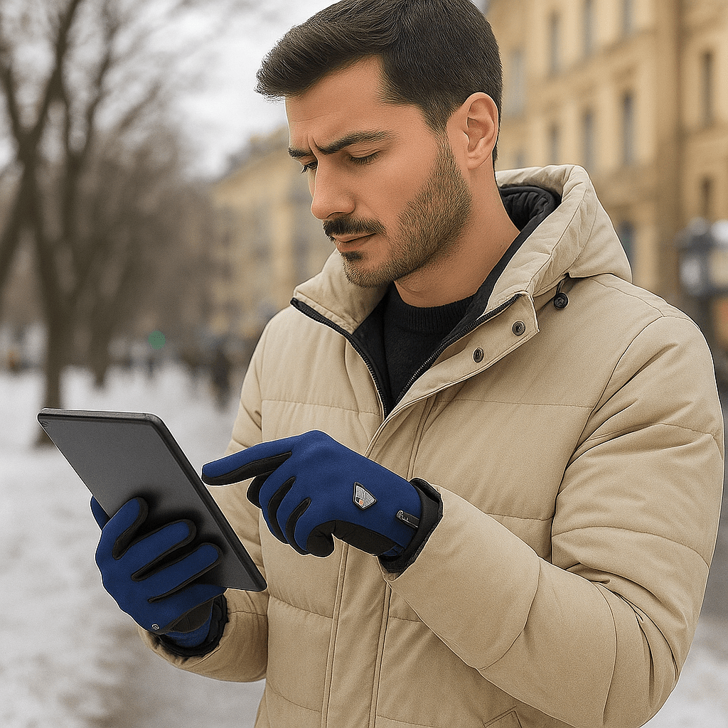Guantes Tech Touch – Calientes y Táctiles Impermeables - VyFlair