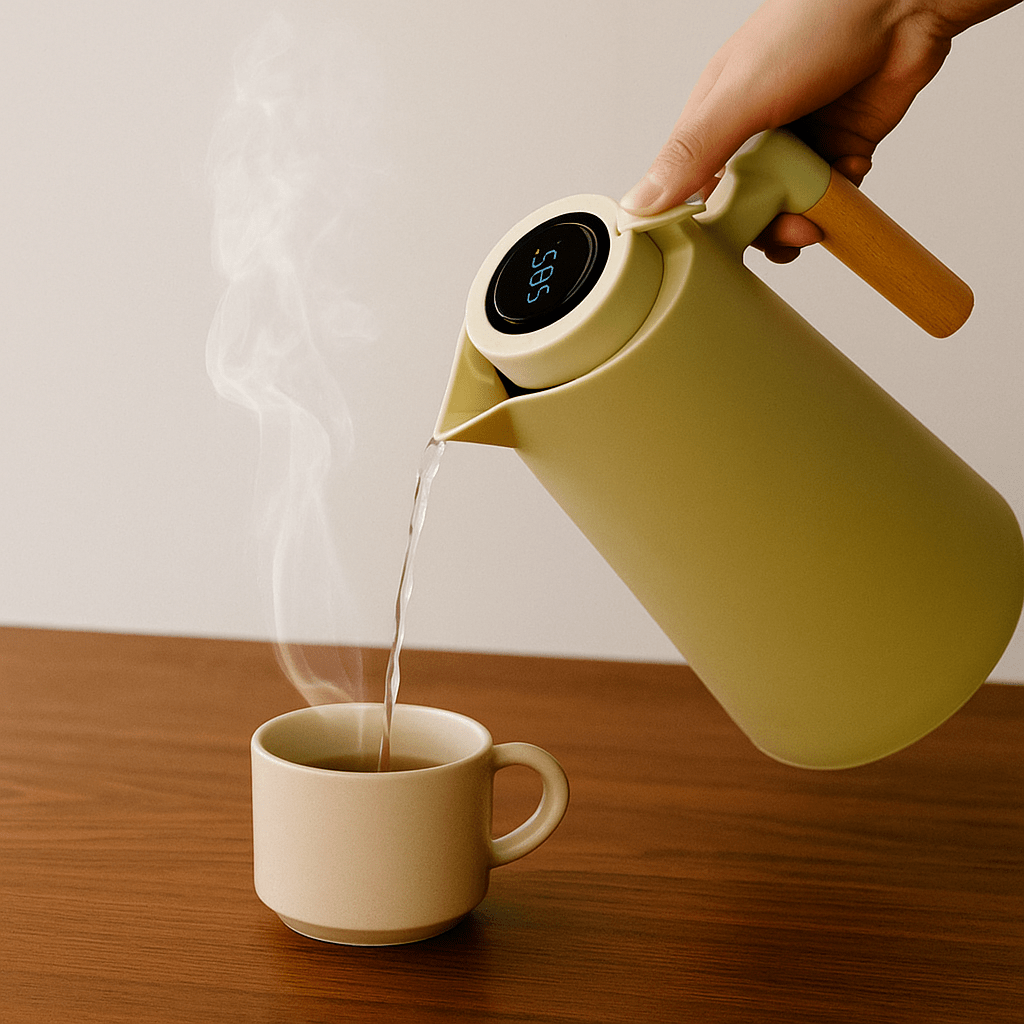 Termo Elegante con Indicador de Temperatura 1L - VyFlair