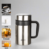 Taza Térmica Acero Inoxidable - Aislamiento Duradero - Estilo Moderno - VyFlair