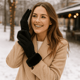Guantes de Invierno Forrados de Piel – Elegancia & Calidez - VyFlair