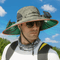 Sombrero de Pesca con Ventilador Solar Recargable - VyFlair