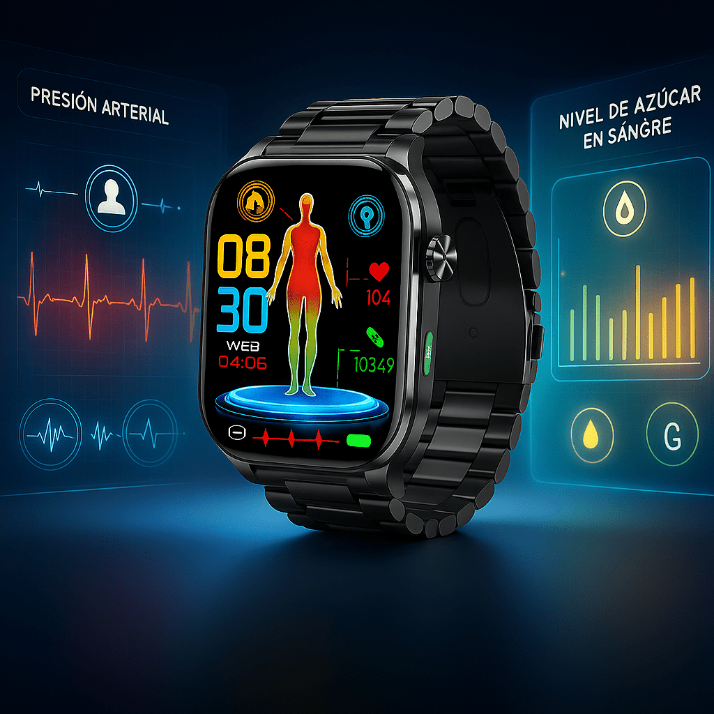 Reloj Salud Inteligente para Adultos Mayores con SOS - VyFlair