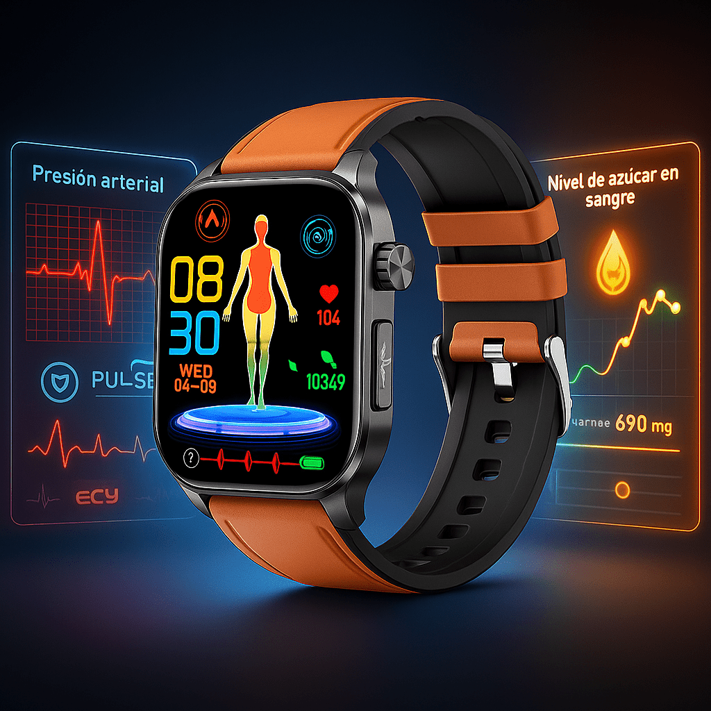 Reloj Salud Inteligente para Adultos Mayores con SOS - VyFlair