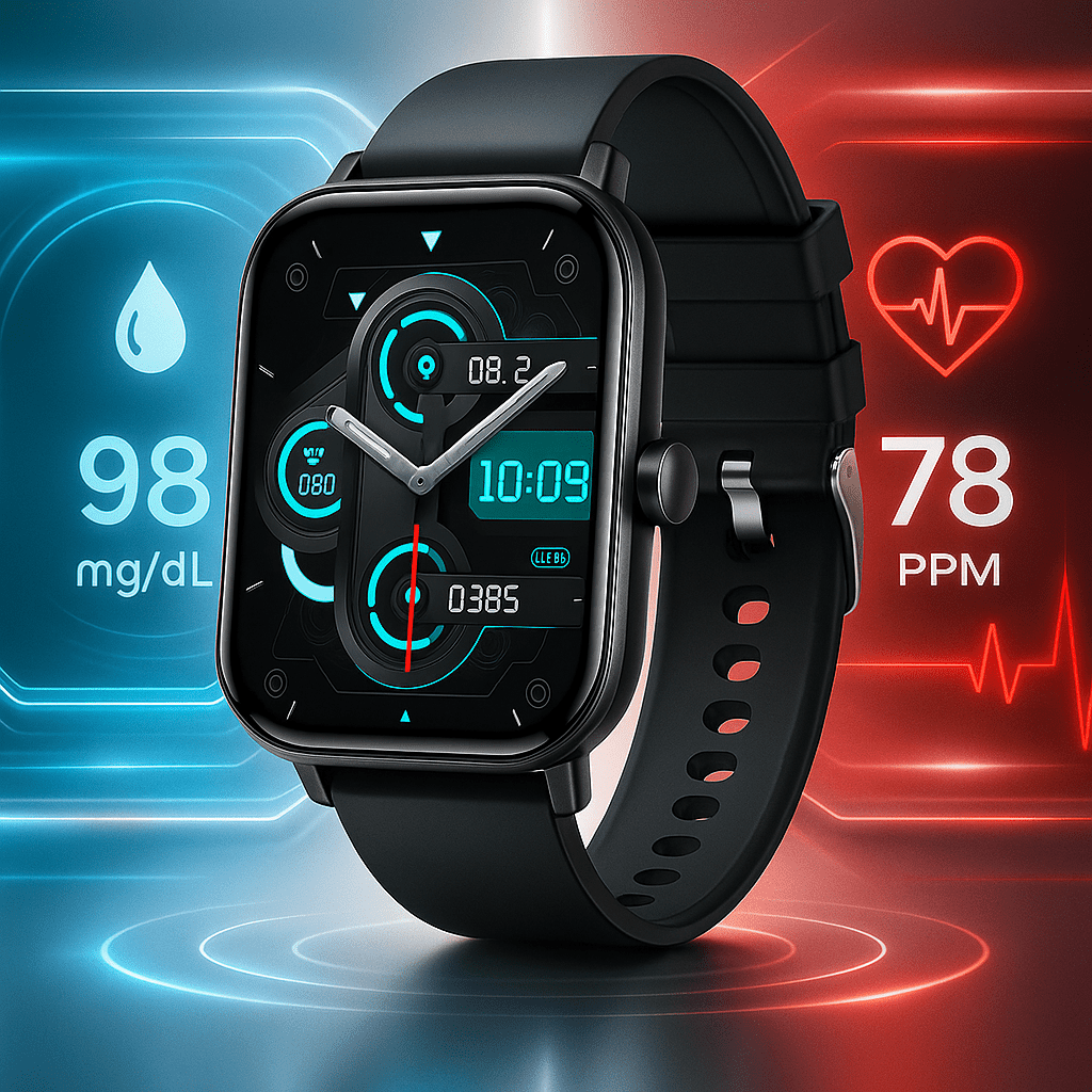 Reloj Inteligente Monitoreo Glucosa No Invasivo Salud - VyFlair