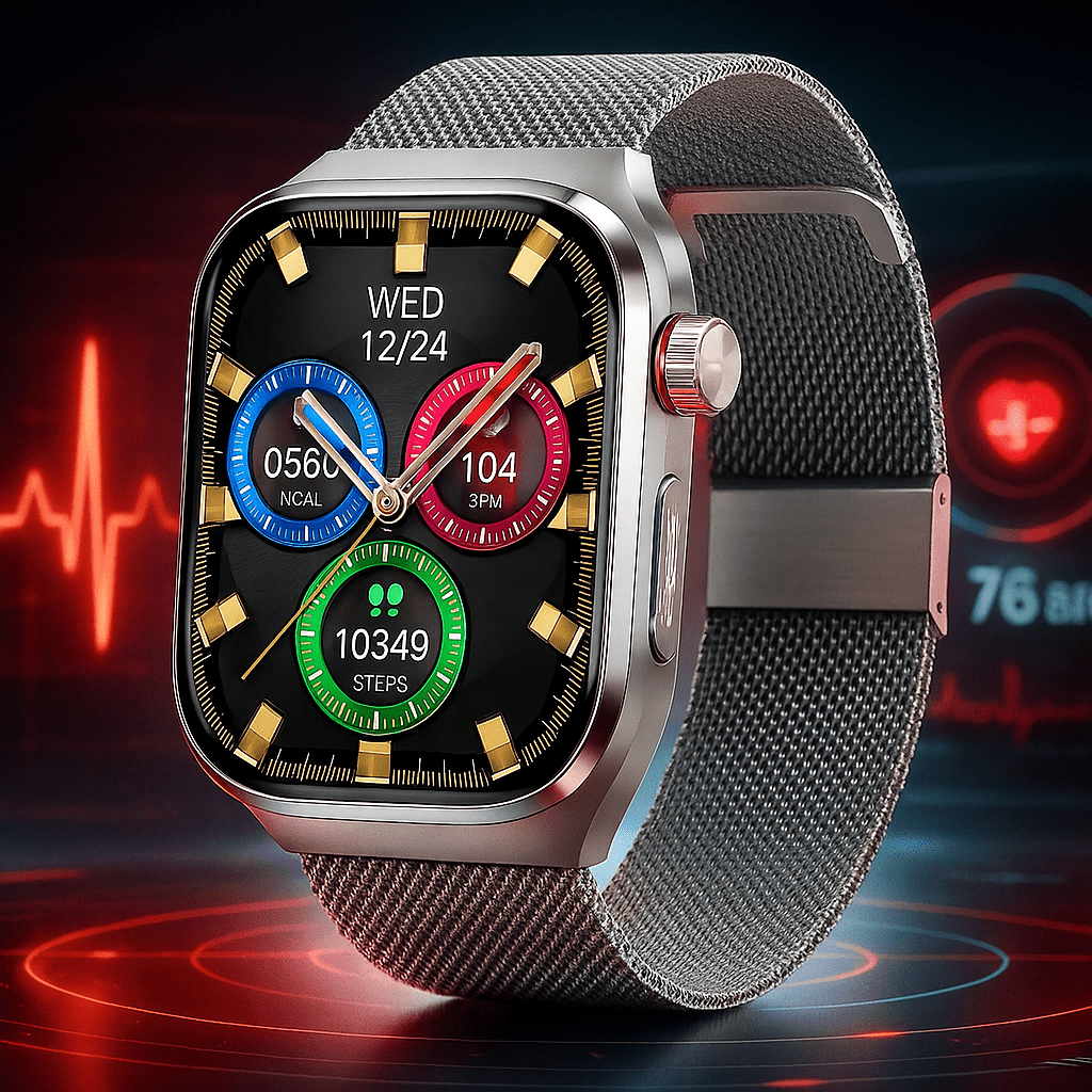 Reloj Inteligente Salud ECG AMOLED 2.04 - VyFlair