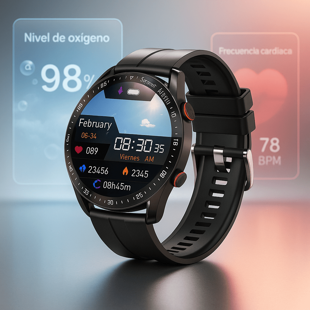 Smartwatch Multifunción con Llamadas y Monitor de Salud - VyFlair