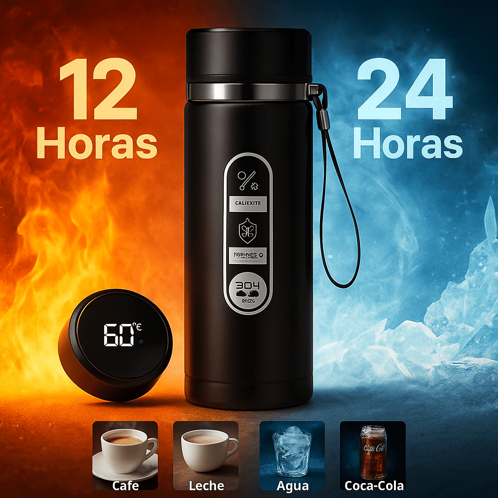 Botella Térmica SipSmart con Pantalla LED de Temperatura - VyFlair