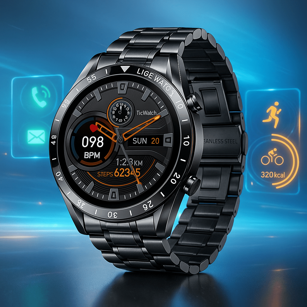 Smartwatch Deluxe con Llamadas Bluetooth y Diseño Lujoso - VyFlair