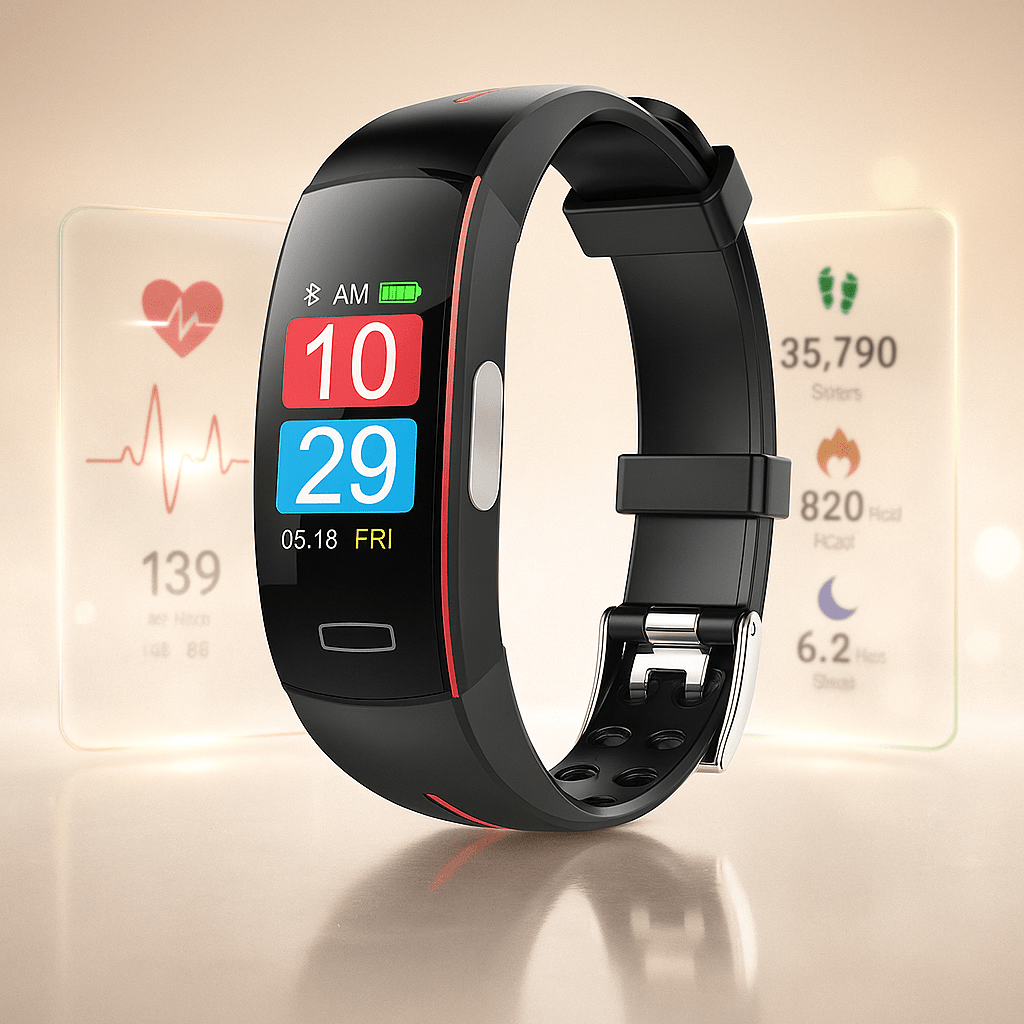 Reloj Inteligente P3 con Presión Arterial y Frecuencia Cardíaca - VyFlair