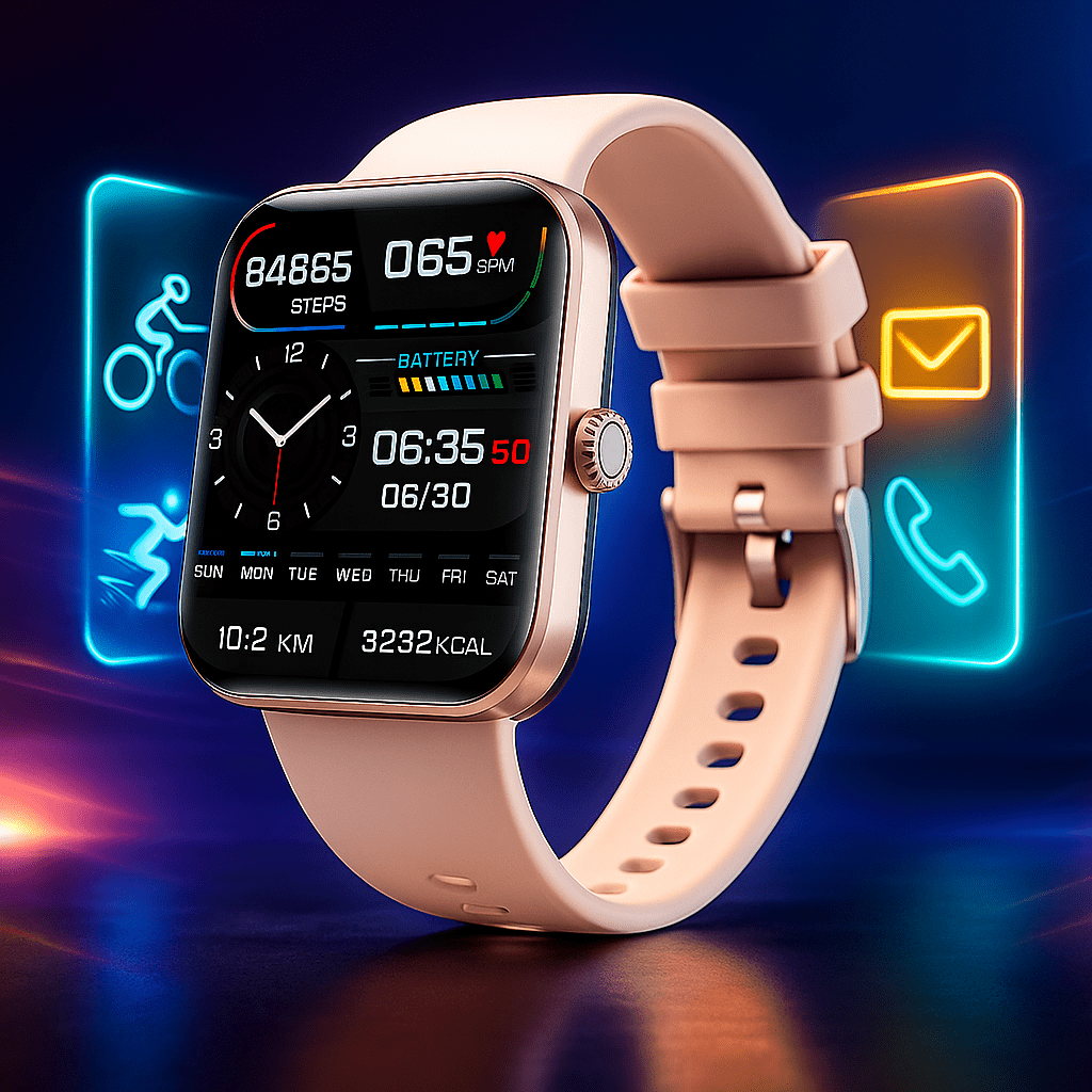 Reloj Inteligente con Monitoreo No Invasivo de Glucosa - VyFlair