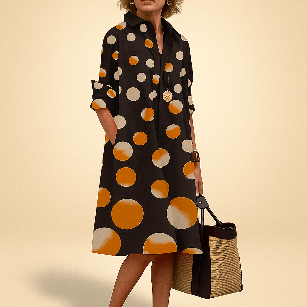 Vestido Casual Impreso Elegante para Mujeres - VyFlair