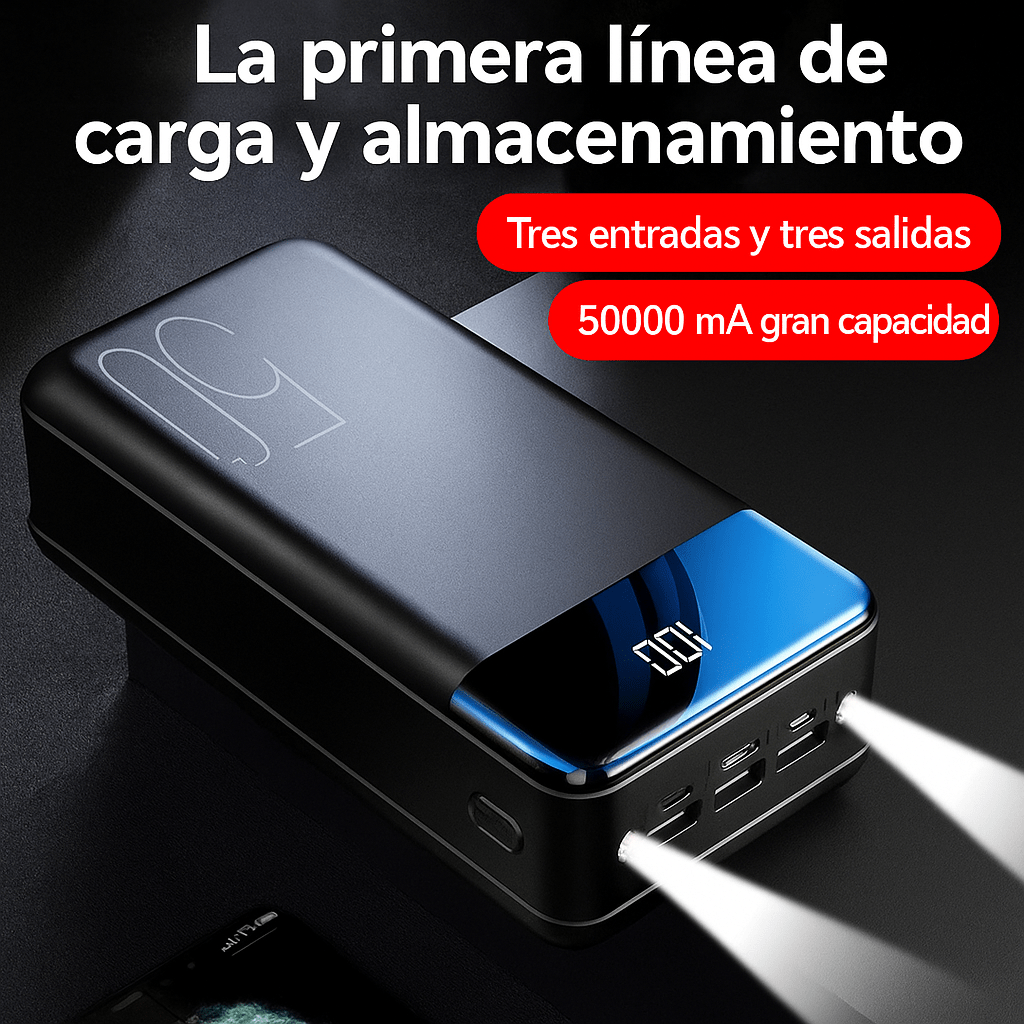 Batería Externa 70000mAh Carga Súper Rápida - VyFlair