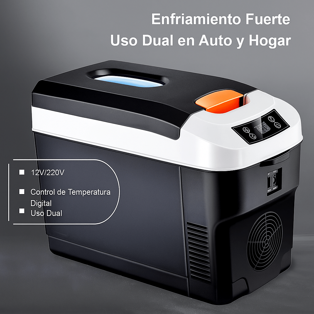 Mini Nevera Portátil 10L Frío/Calor Doble Voltaje - VyFlair