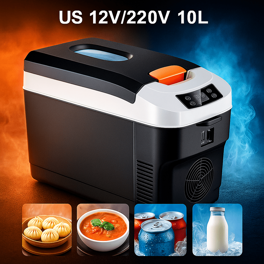 Mini Nevera Portátil 10L Frío/Calor Doble Voltaje - VyFlair