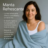 CoolRest Manta Refrigerante Cree - Enfriamiento Portátil - VyFlair