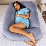 ChillMom Almohada de Embarazo - Soporte Total - Ergonómica - Espuma viscoelástica - Lavable - VyFlair