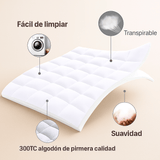 CloudLift - Protector de Colchón Refrigerante - Transpirable Lavable Antiácaros - VyFlair